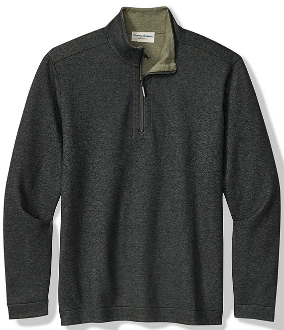 Tommy Bahama Big & Tall Flipview Half Zip Pullover