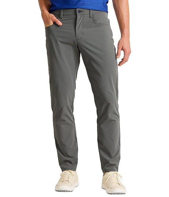 Tommy Bahama IslandZone Barbados Pro Caddie Check Pants, Black - Image 1