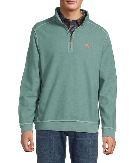 Tommy Bahama Montego Bay Half-Zip Pullover, Dark Spa - Image 1