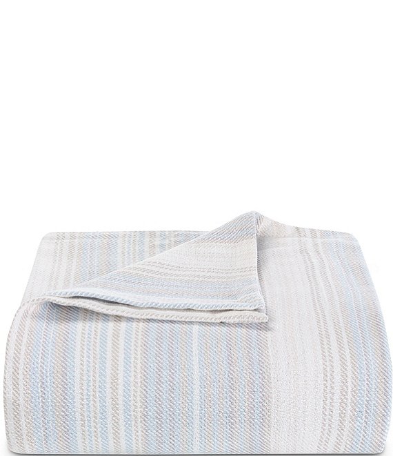 Tommy Bahama Sandy Shore Stripe Bed Blanket