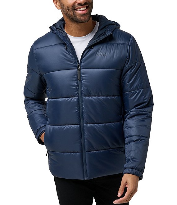 TravisMathew Aves Tech Winter Puffer Jacket, Total Eclipse - Image 1