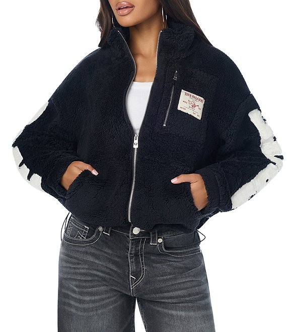 True Religion Zip-Front Chenille Jacket