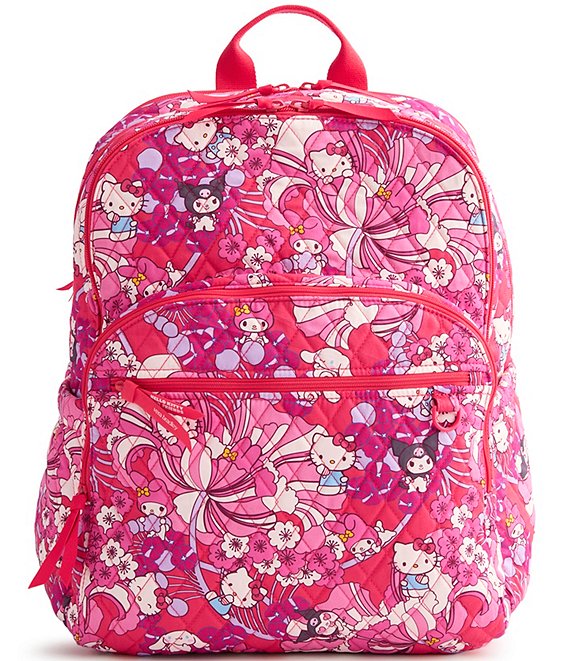 Vera Bradley x Hello Kitty Hello Hydrangeas Large Bancroft Backpack
