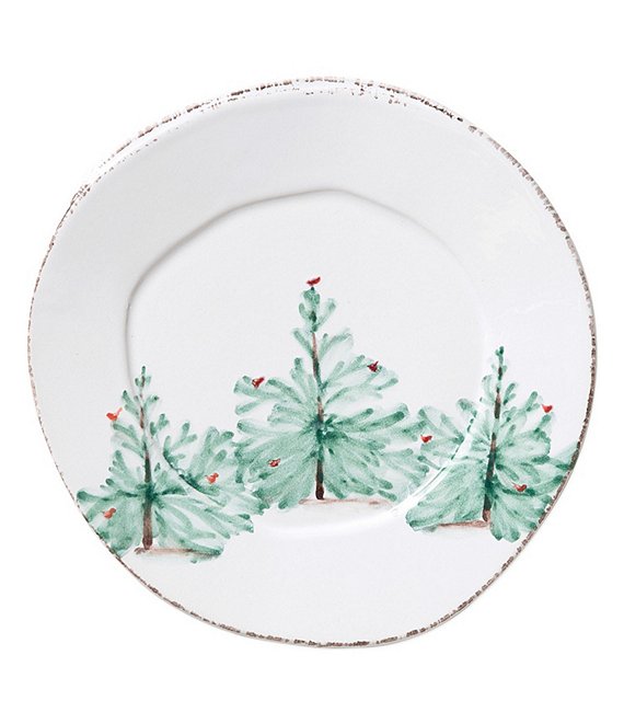 VIETRI Lastra Holiday Salad Plate
