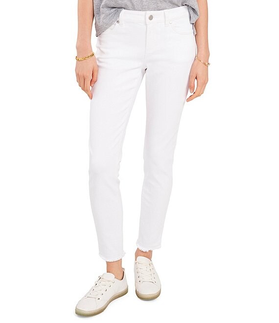 Vince Camuto Frayed Hem Skinny Jeans