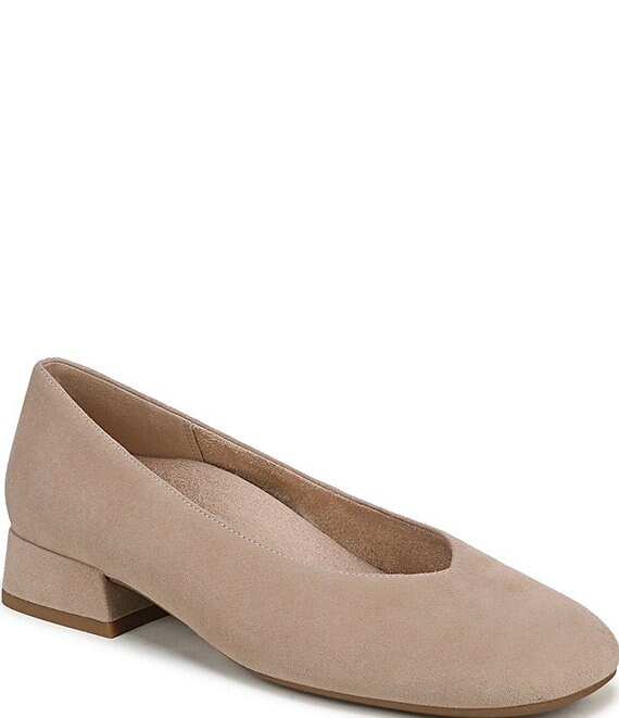Vionic Petra Suede Low Heel Pumps
