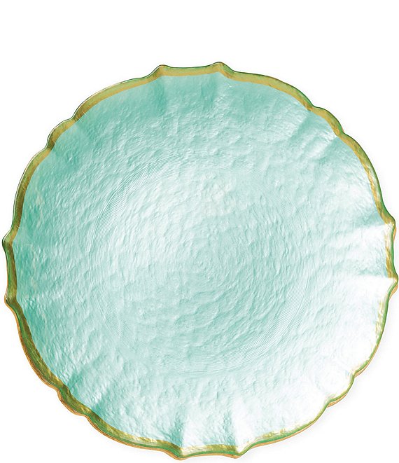 Viva by VIETRI Pastel Glass Salad Plate