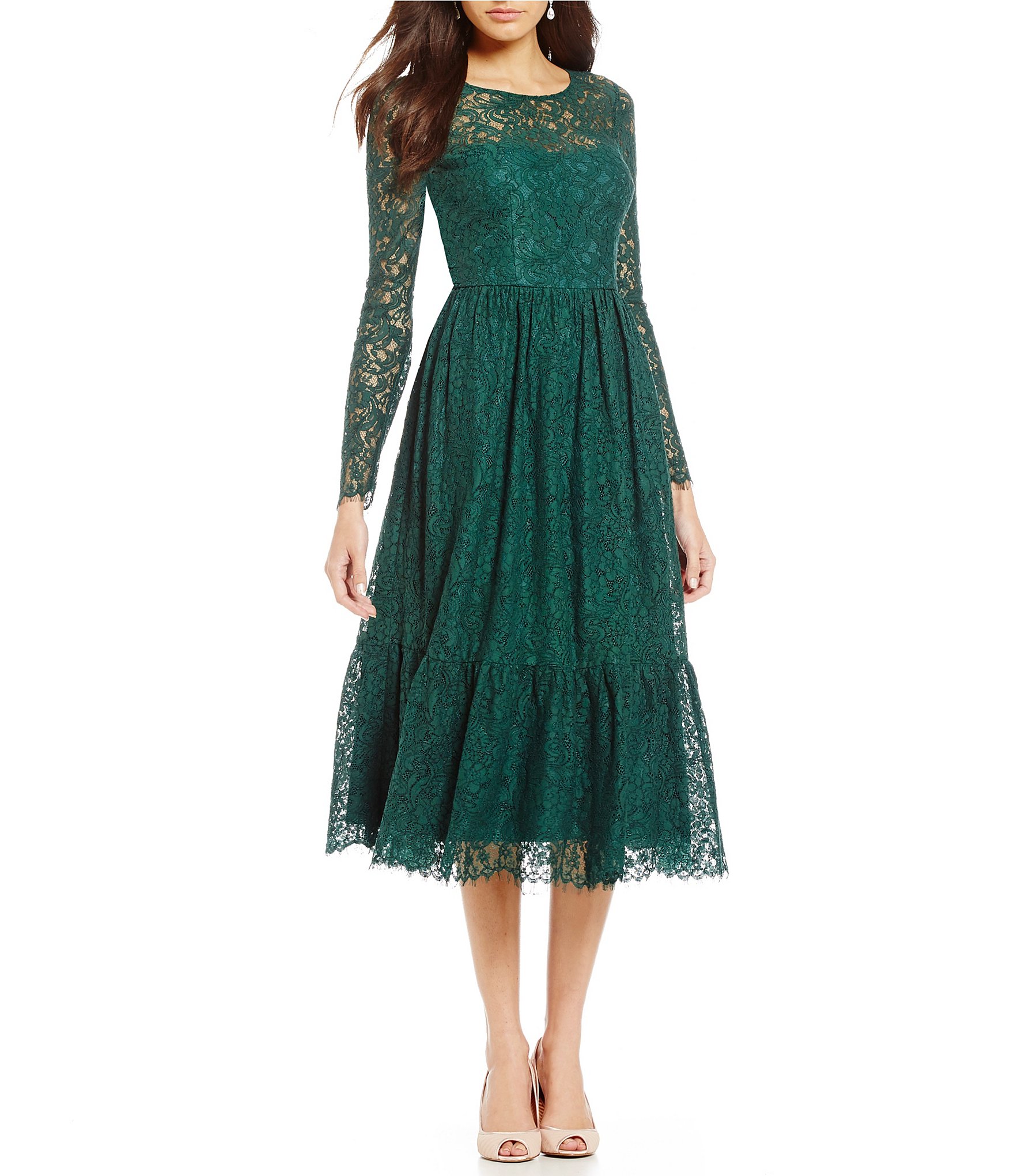 Midi Dresses with Sleeves
