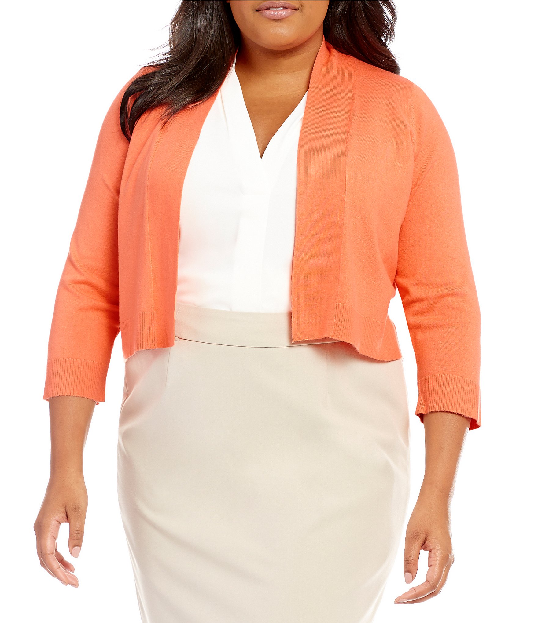 dillards calvin klein plus size tops