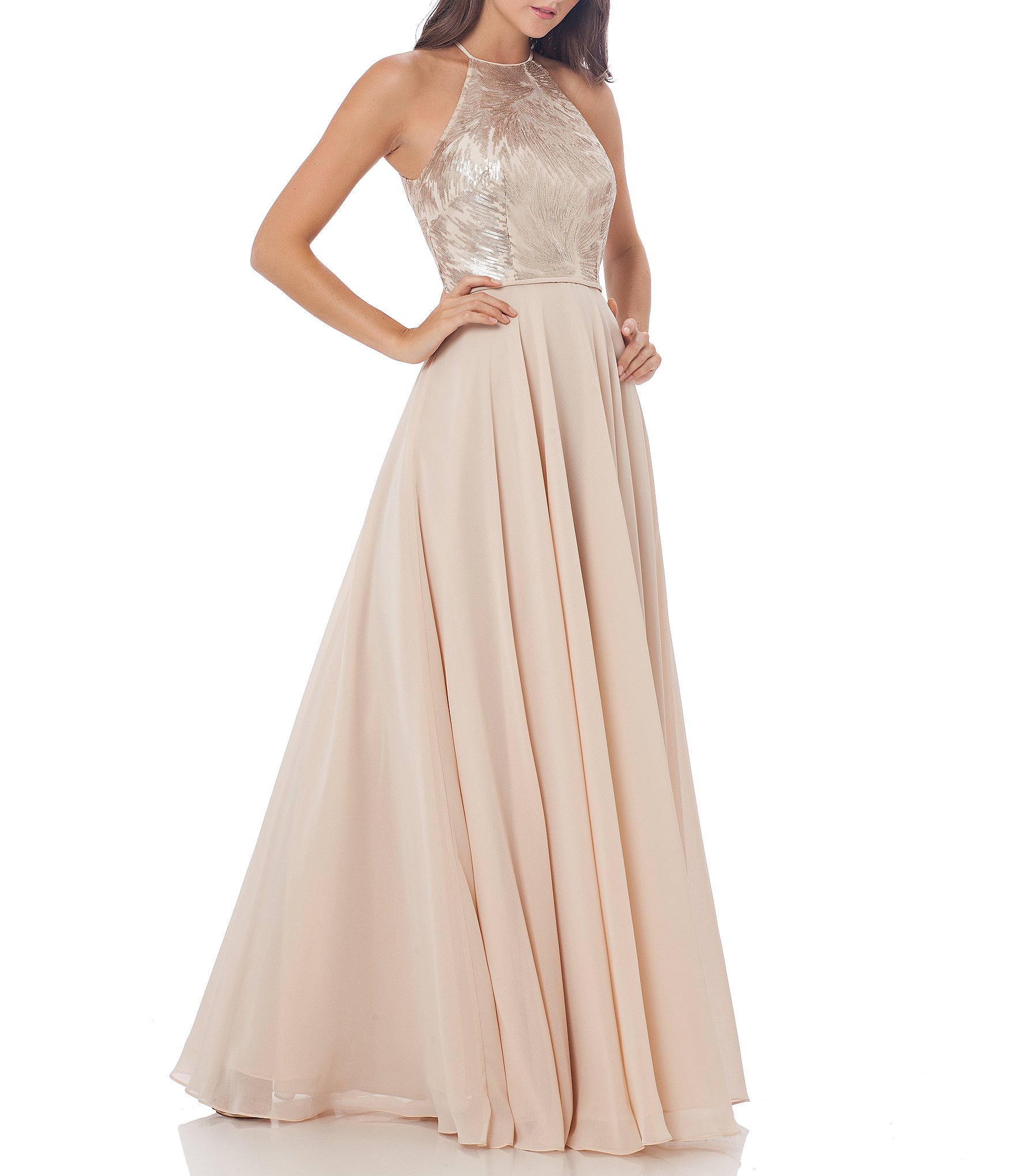dillards carmen marc valvo