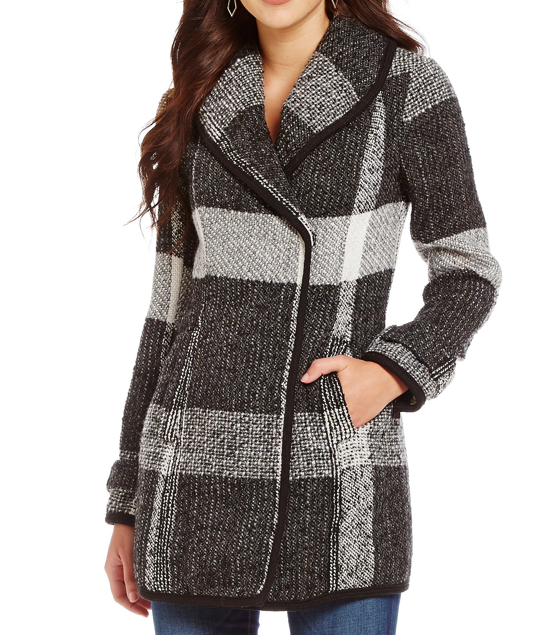 Mens Coats Jackets Kohl S Guess Coat Single Ted Woolblend Hooded Pea In Gray For