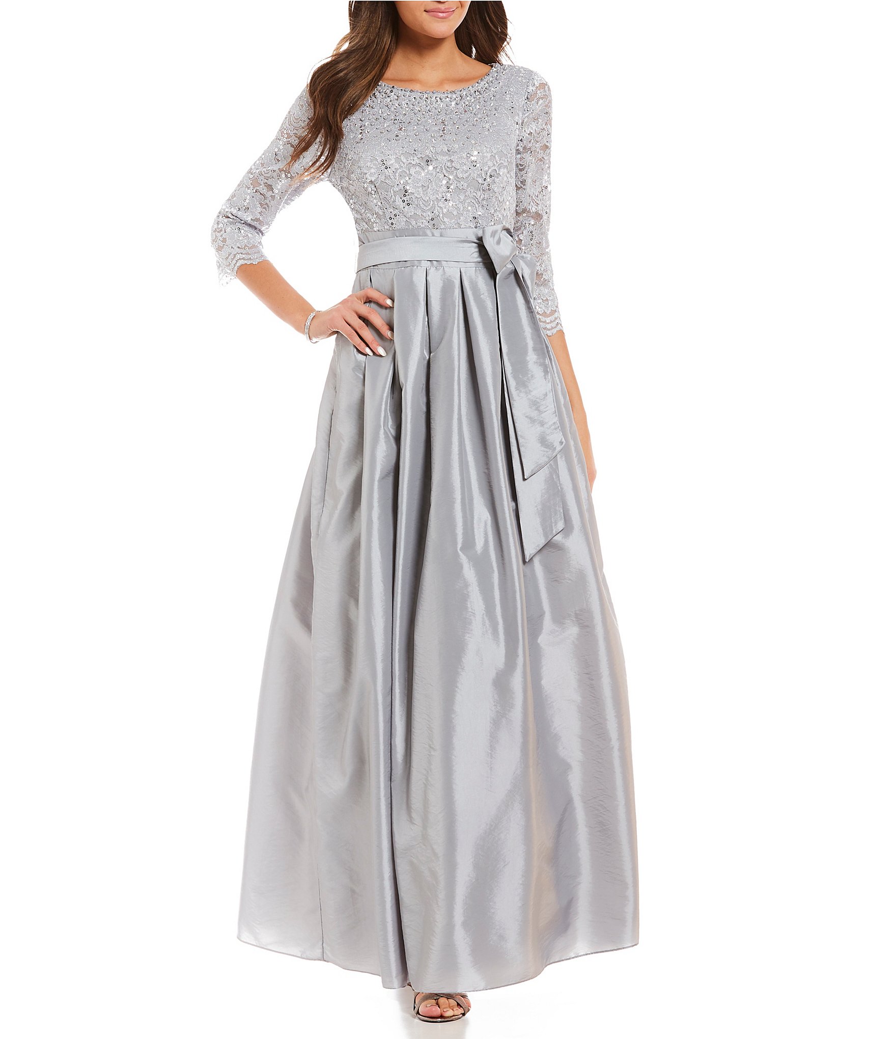 jessica howard silver dress