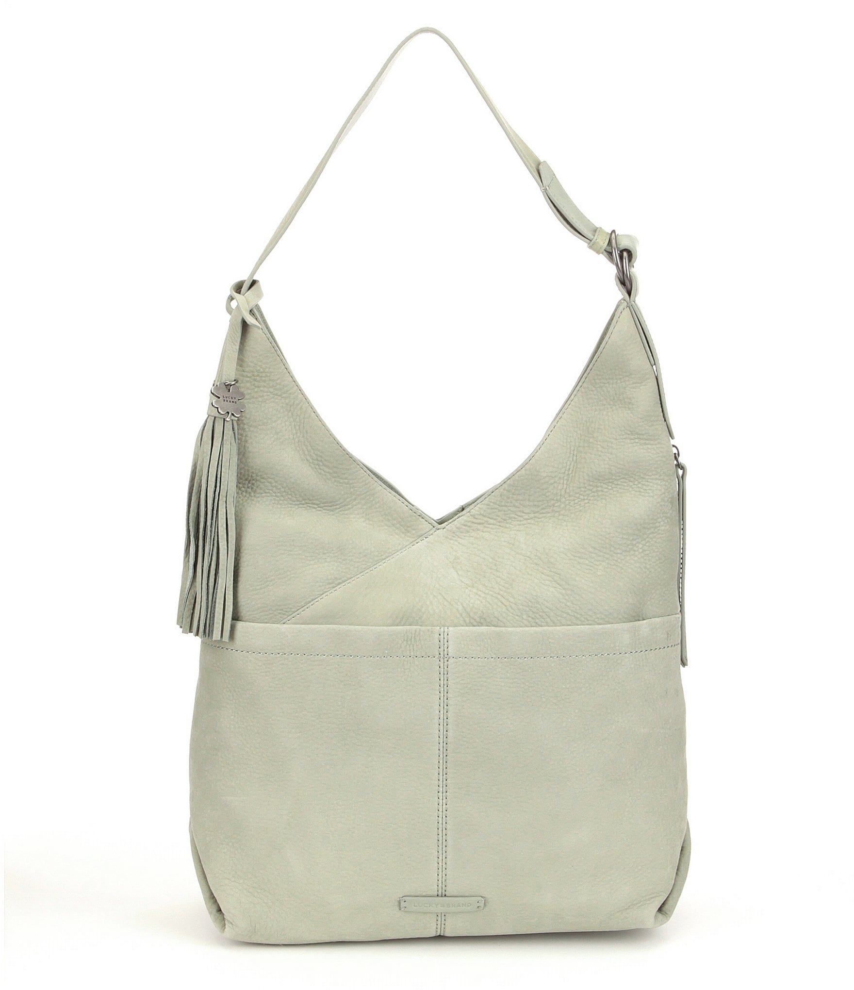 Lucky Brand Lani Tasseled Hobo Bag | Dillards