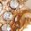 Color Swatch - Gold/Crystal