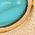 Color Swatch - Turquoise/Gold