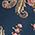 Color Swatch - Navy Paisley Print
