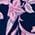 Color Swatch - Navy/Lilac Floral
