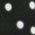 Color Swatch - Ebony Black Polka Dots