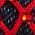 Color Swatch - Blue denim w/red overlay