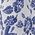 Color Swatch - Ivory/Blue