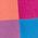 Color Swatch - Radiant Pink/Adriatic Blue/Parchment