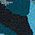 Color Swatch - Deep Teal/Tranquil Blue Multi