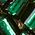 Color Swatch - Green/Crystal