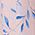 Color Swatch - Blue Leaves on Peach