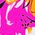 Color Swatch - Eleanor Hot Pink/Orange Peel