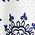 Color Swatch - Linen White/Electric Indigo