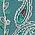Color Swatch - Green Floral