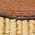 Color Swatch - Cocoa Raffia/Gold
