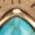 Color Swatch - Gold/Turquoise