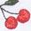 Color Swatch - White with Cherries