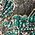 Color Swatch - Black/Emerald