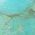 Color Swatch - Turquoise/Gold