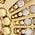 Color Swatch - Gold/Crystal