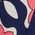 Color Swatch - Ivory/Navy Border