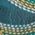 Color Swatch - Cognac/Turquoise