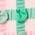 Color Swatch - Pink/Green