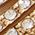 Color Swatch - Crystal/Gold