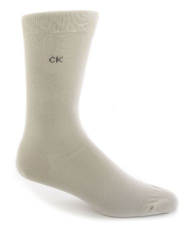 Calvin Klein 3-Pack Flat-Knit Crew Dress Socks