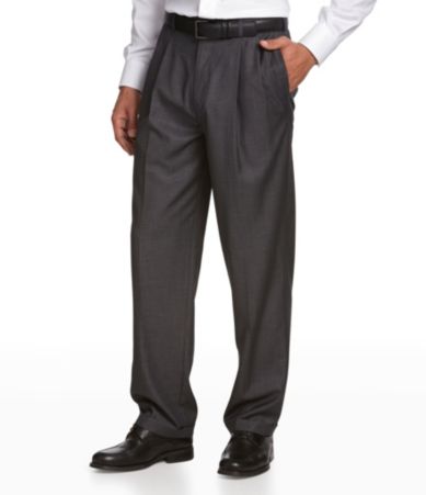 Roundtree & Yorke Expander Easy-Care Pleated Dress Pants