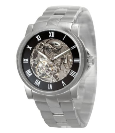 Kenneth Cole New York Silvertone Skeleton Dial Watch $150.00