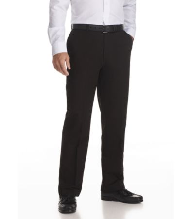 Roundtree & Yorke Flat-Front Expander Chino Pants