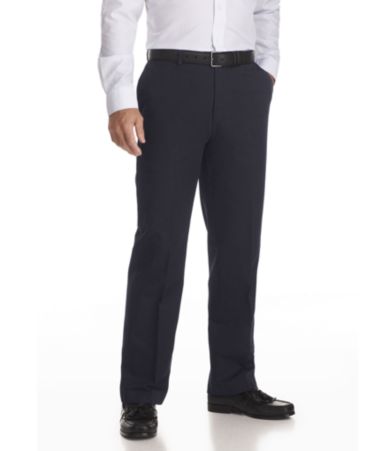 Roundtree & Yorke Flat-Front Expander Chino Pants