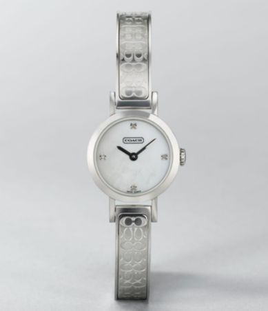 COACH CLASSIC SIGNATURE SMALL BRACELET WATCH