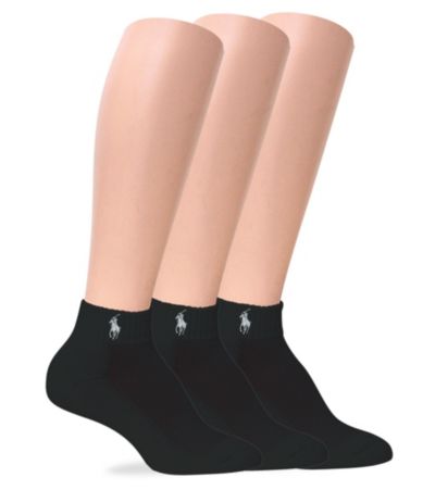 Lauren Ralph Lauren Quarter Sock 3-Pack
