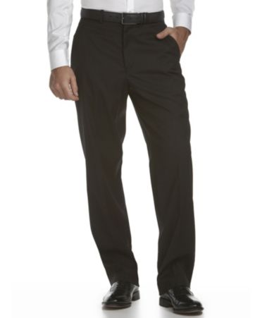 Perry Ellis Classic-Fit Textured Dress Pants