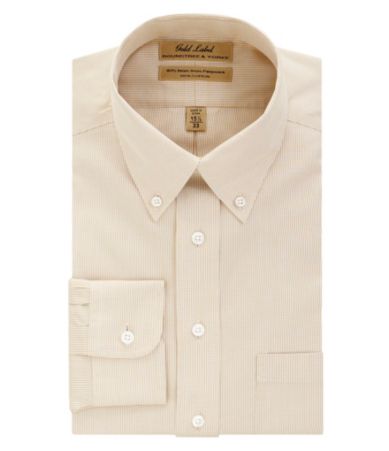 Roundtree & Yorke Gold Label Button-Down-Collar Dress Shirt